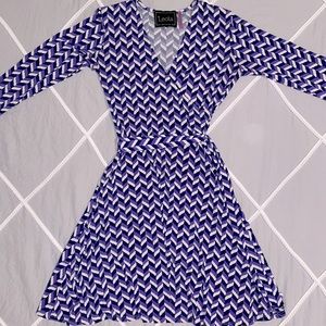 ⭐️ 5 for $25 Purple patterned A Line Dress